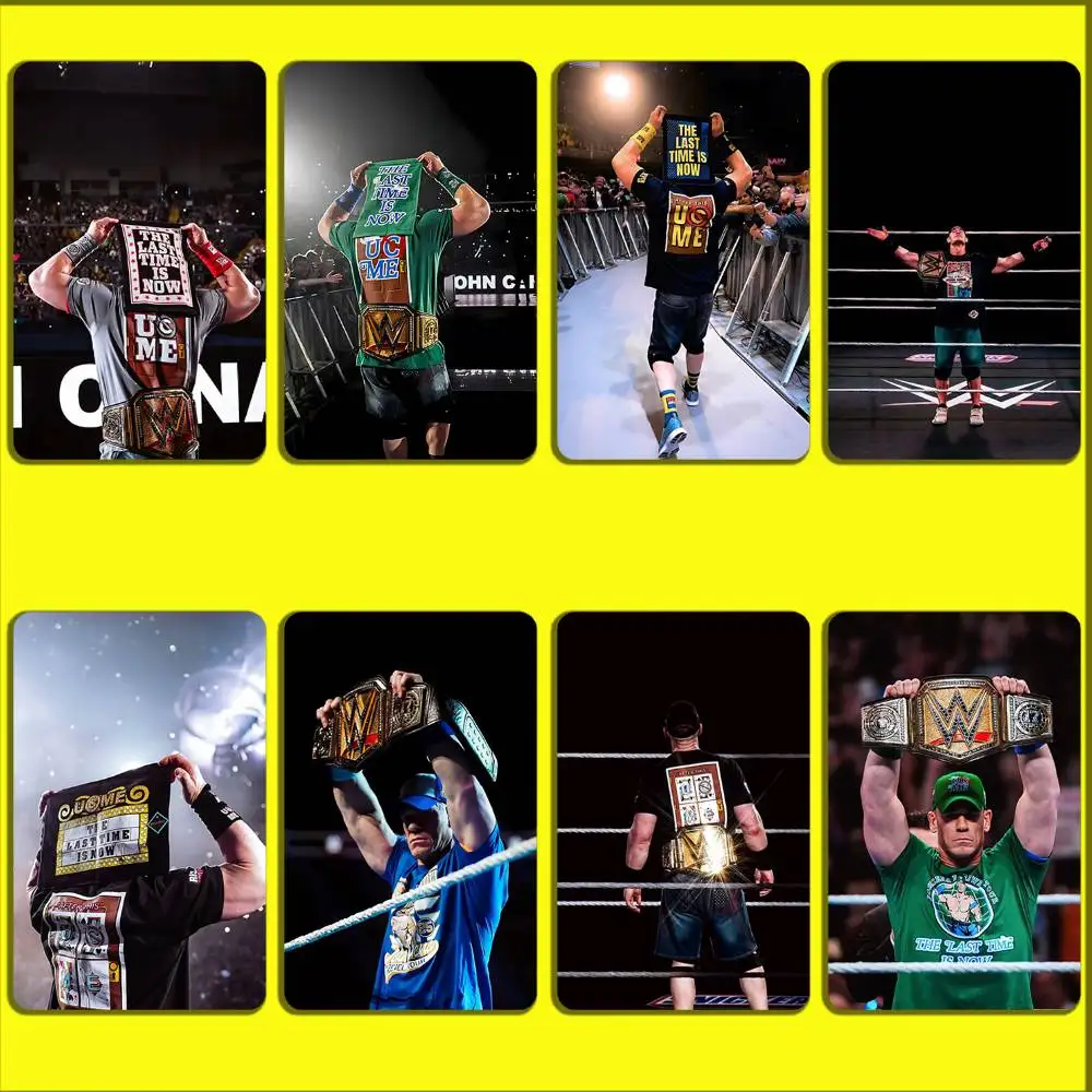 

LAST TIME IS NOW J-John Cena Card Stickers For Debit Bank Credit Cards Metro Bus Pass Sticker Decoration Cover Skin