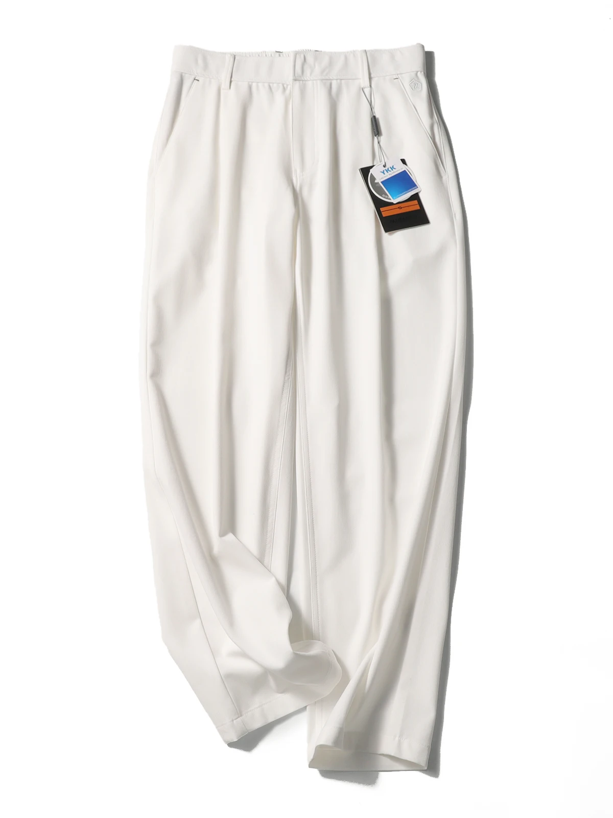 Luksusowe włoskie spodnie dżinsowe na wiosnę i lato, luźne, proste, z maską, przyjazne dla skóry, codzienne, idealne na zewnątrz.