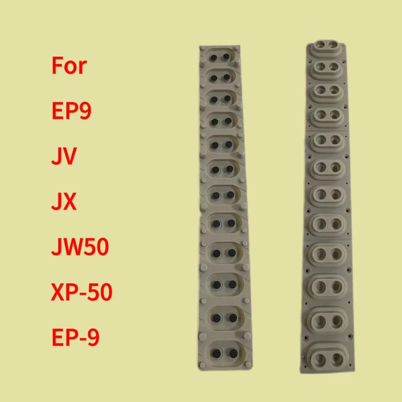 For Roland EP9  /  JV  /  JX  /  JW50   /  XP-50  /  EP-9 Rubber Replacement Repairment (12keys)