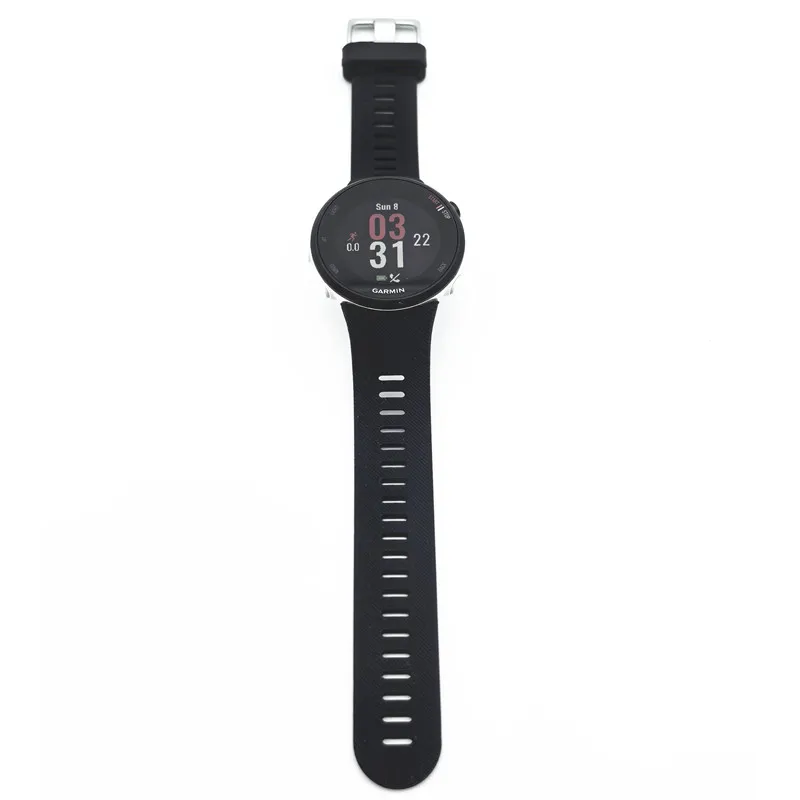 ساعة Garmin Forerunner 45S GPS متعددة الوظائف للتدريب على الجري في الهواء الطلق تدعم معدل ضربات القلب البصرية لغات متعددة 95% جديد #5