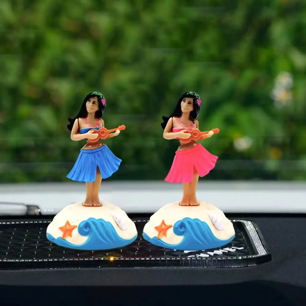 

Solar Powered Dancing Hula Girl Figure Car Decor Dancing Solar Girl Car Ornaments Beauty Grass Swing Girl Miniature Friend Gift