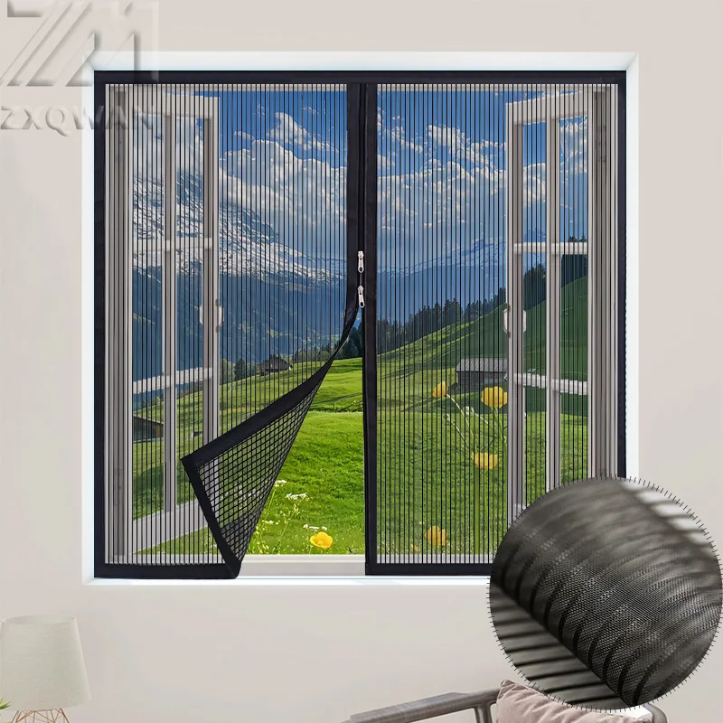 

Anti-cat scratching diamond screen, cat sealing window, no holes, self-adhesive anti-mosquito screen net, mosquito net curtain