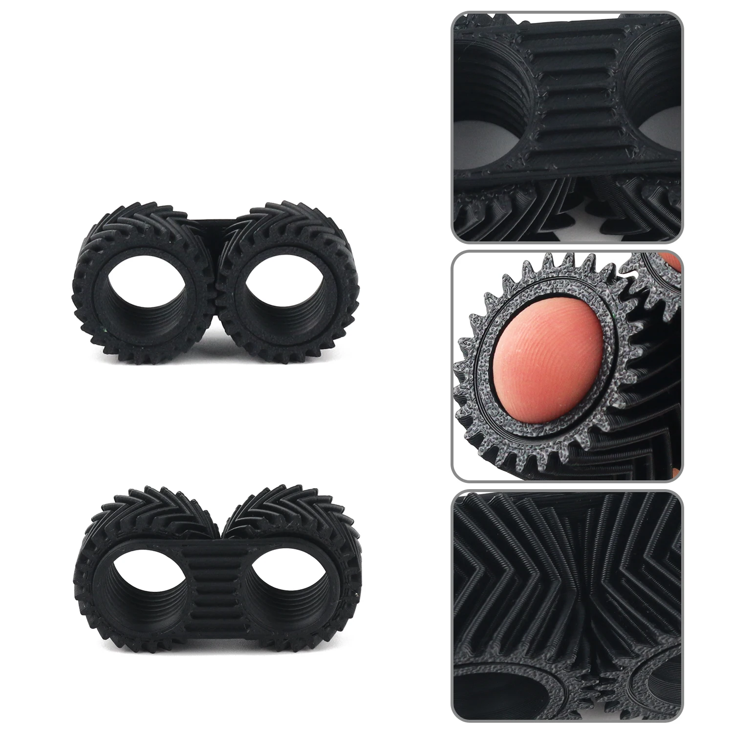 Jouet gyroscope enroulable du bout des doigts, soulagement de la pression, décompression unique, engrenage, nouveau