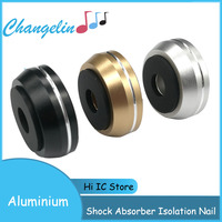 4 Pcs Various Sizes Solid CNC HIFI Audio Speaker Spikes Preamp DAC Foot Pad Anti-shock Shock Absorber Isolation Nail Stands