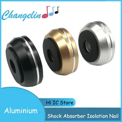 4 Pcs Various Sizes Solid CNC HIFI Audio Speaker Spikes Preamp DAC Foot Pad Anti-shock Shock Absorber Isolation Nail Stands
