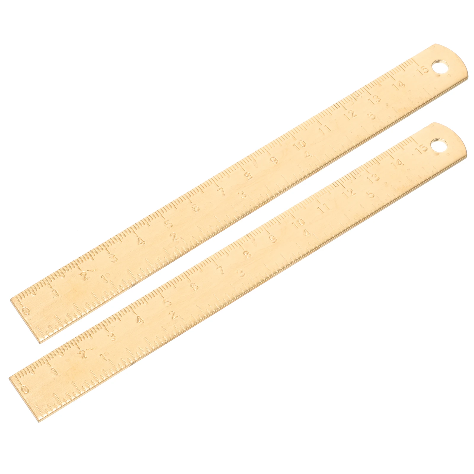 2pcs Straight Rulers Precision Scale Long Drawing Straight Ruler Lasting Student Office School Factory Gift Kids