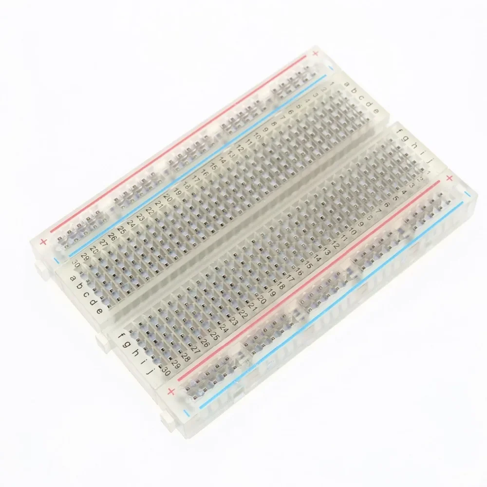

PCB Breadboard Mini Universal Test Protoboard DIY Bread Board for Bus Test Circuit Board New 400 Tie Points Solderless