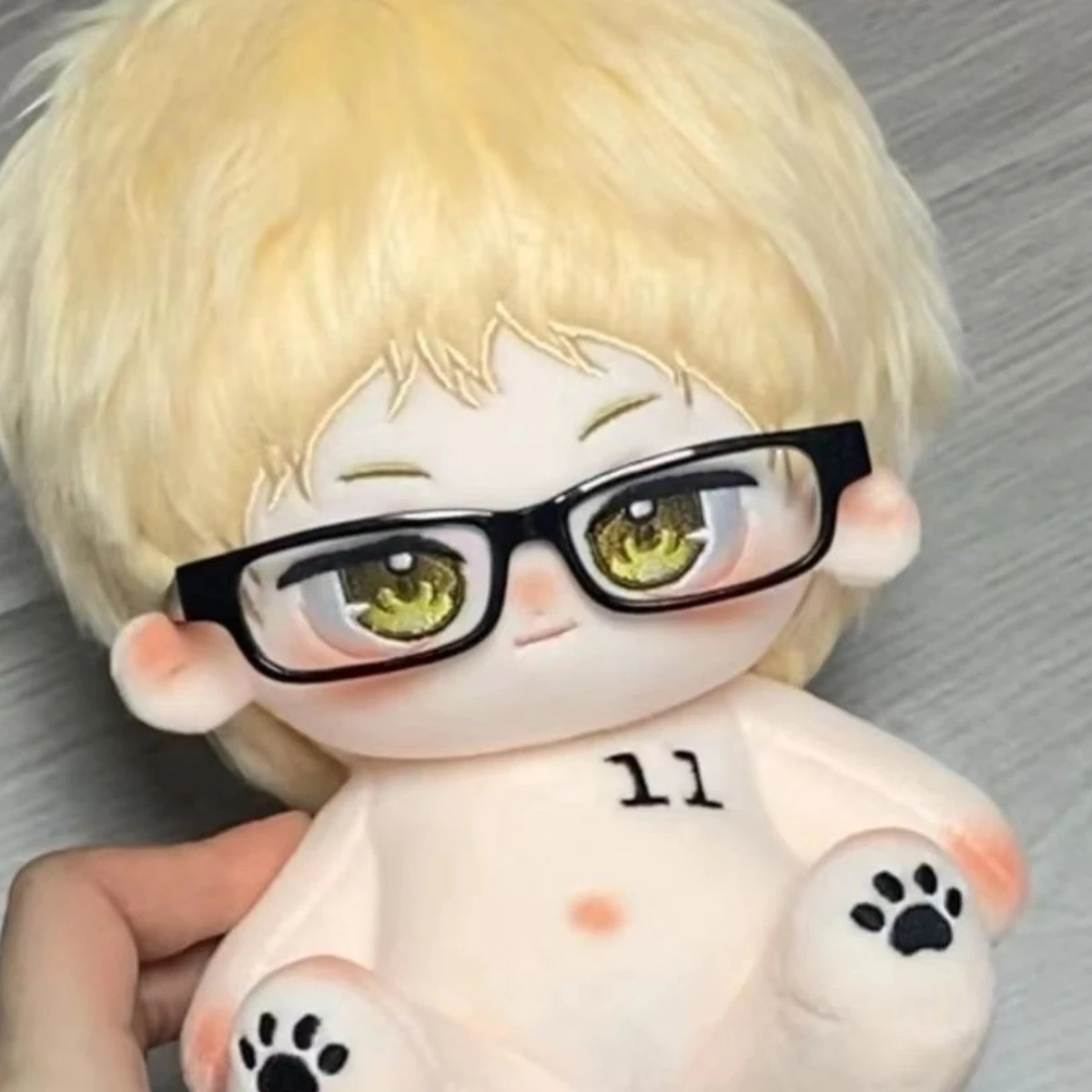 

Anime Haikyuu!! Kei Tsukishima Property Cosplay Stuffed Dress Up Clothes Plush Xmas Gift Cotton Doll Cartoon Send Friend Presell