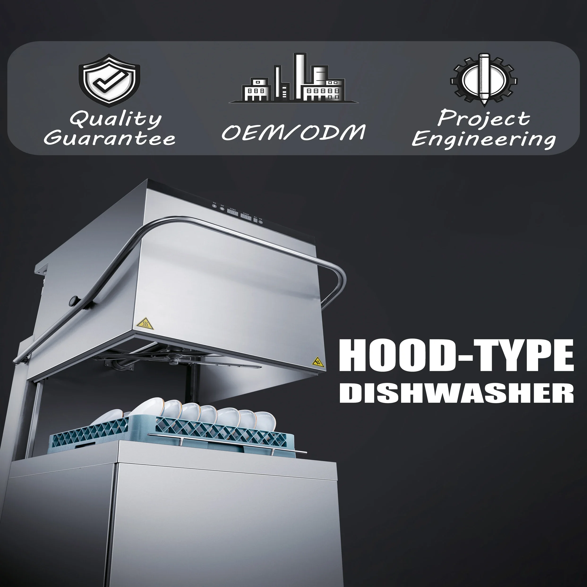 Lavatrice 220V/380V per piatti Lavastoviglie, Lavastoviglie per hotel, Lavastoviglie industriale