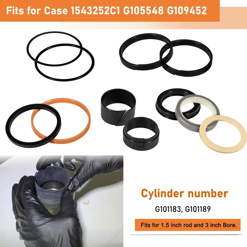 1543252C1 G109452 G105548 Hydraulic Cylinder Seal Kit 3.00\