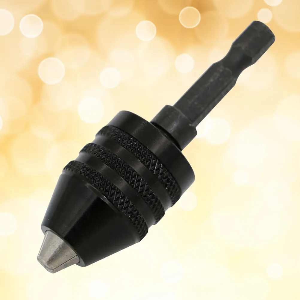 

Keyless Drill Chuck Impact Driver Adapter Self-Locking Conversion 0.3-8Mm Aluminum Alloy Mini Drill Bit Holder Electric Power