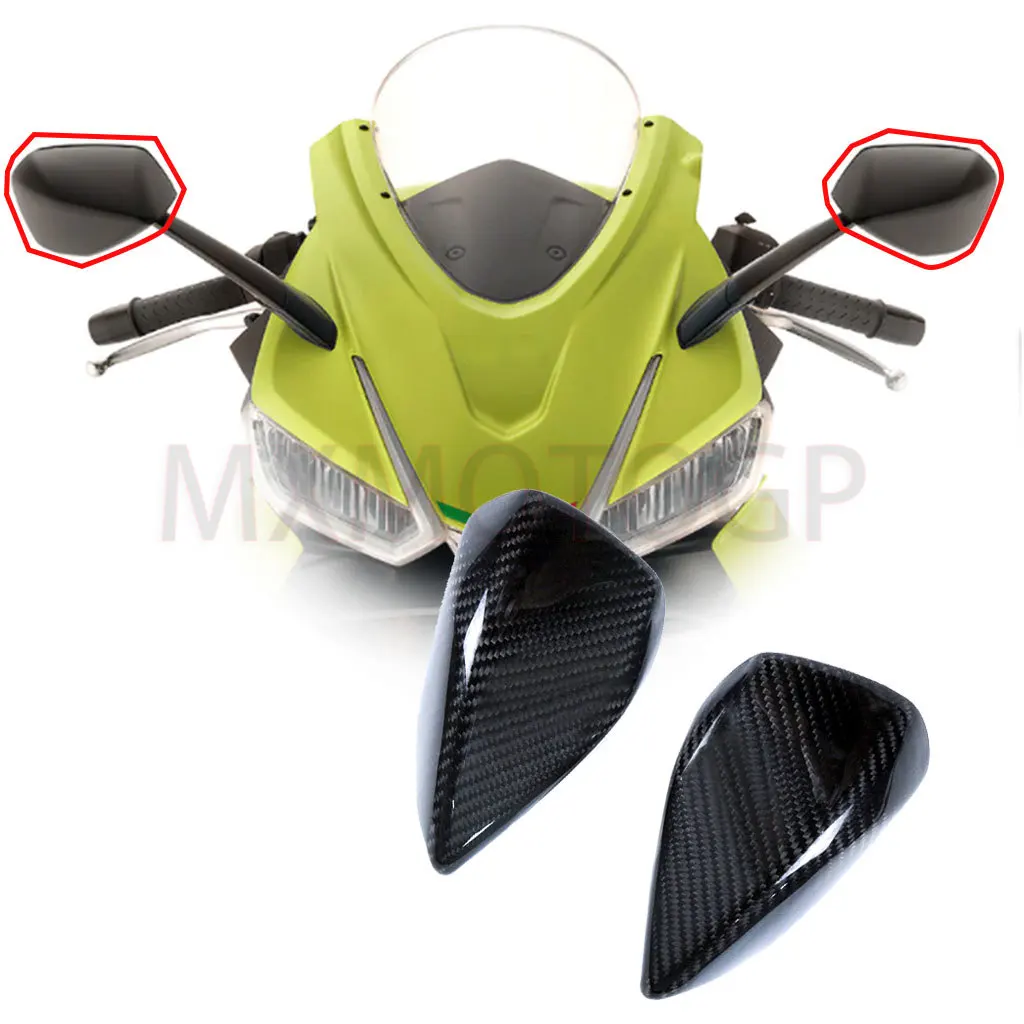 For Aprilia RS 660 RS660 3K Carbon Fiber Motorcycle Modified Rearview Mirror Cover 2021 2022