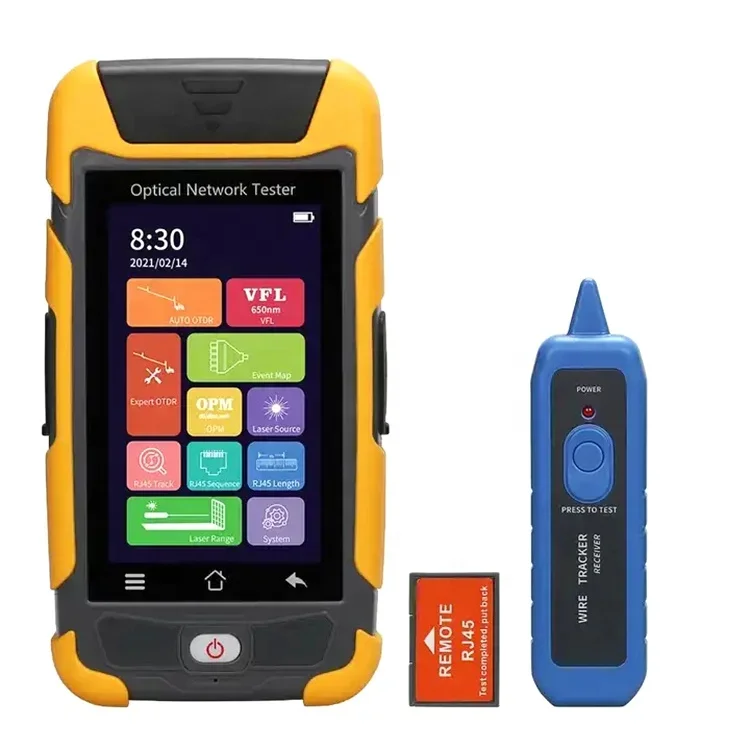 Mini OTDR 850/1300nm 1310/1550nm 1625nm 1650nm Optical Network Tester Fiber Optic Equipment  Time Domain Reflectometer