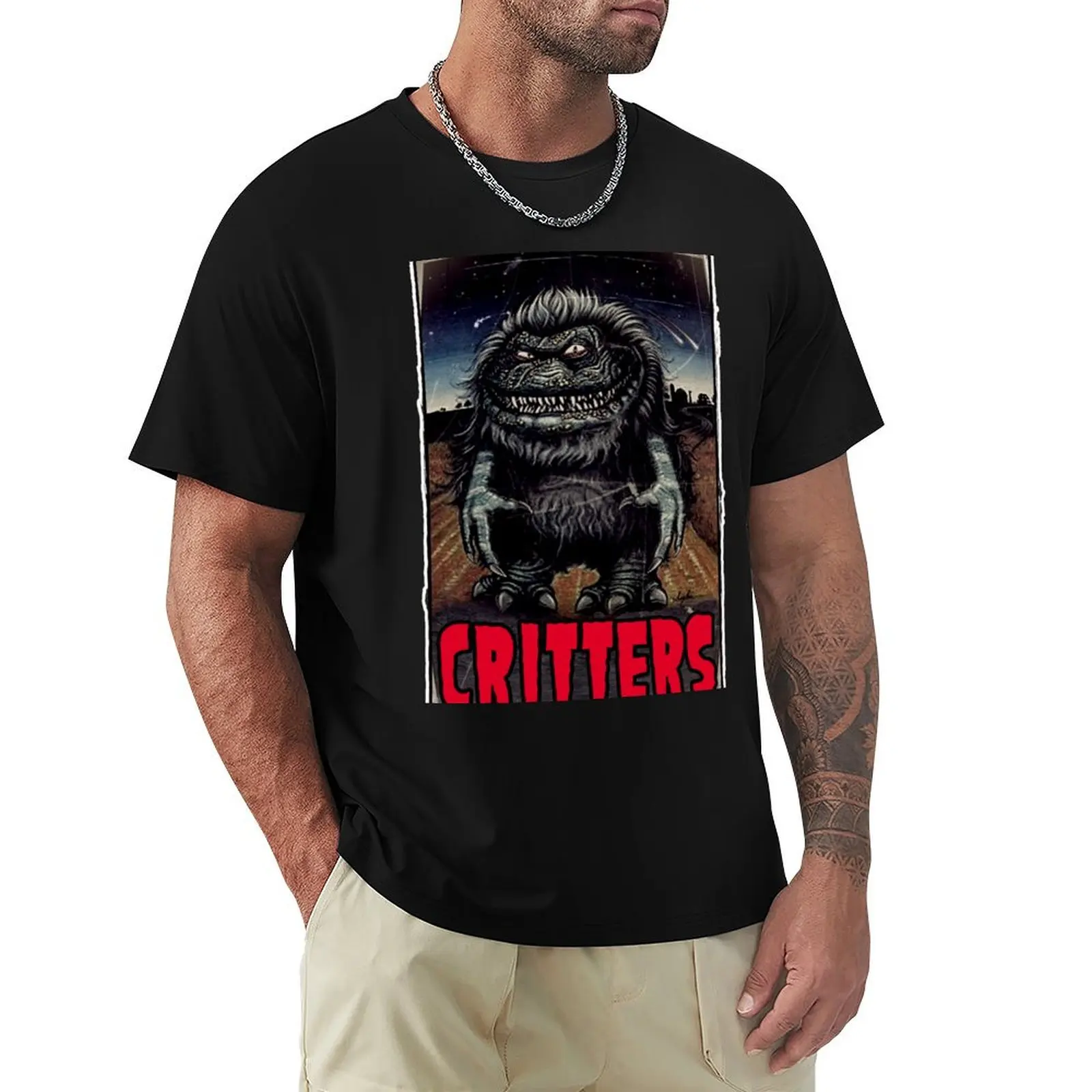 CRITTERS T-Shirt Casual Loose Fit Short Sleeve T-Shirt