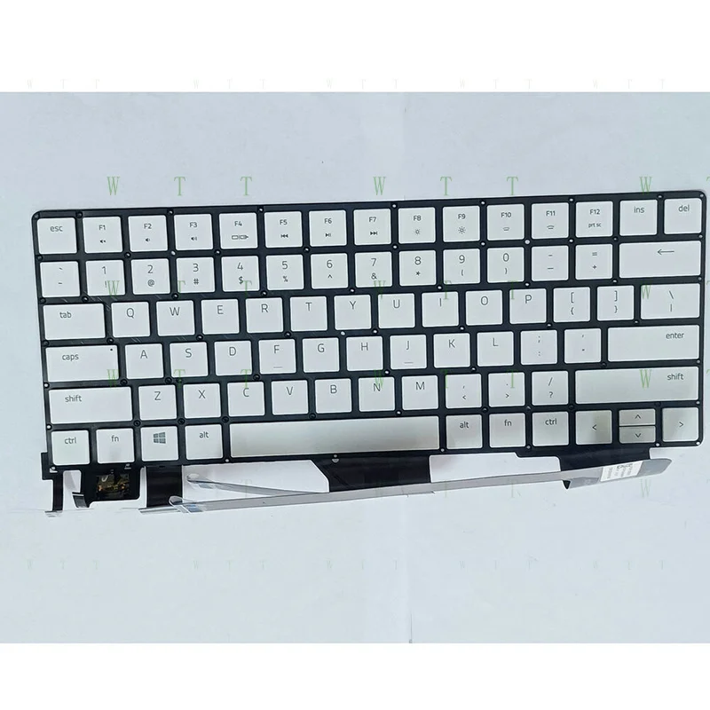 Teclado MM con retroiluminación para RAZER RZ09-0330 Blade 15 2020 blanco EE. UU.