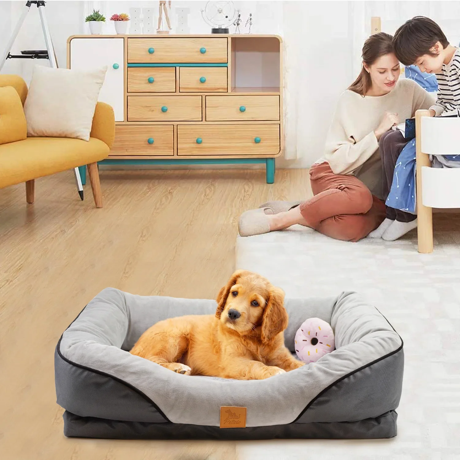 Autumn and Winter Memory Cotton Kennel Dog Neck Protection Sofa Bed Washable Removable Pet Dog  Bed Dog