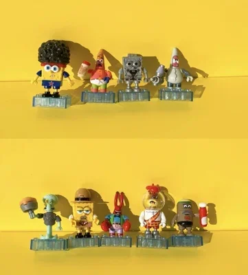 Neue marke original bloks catoon spoog puppe krabben diy zubehör leqimowan