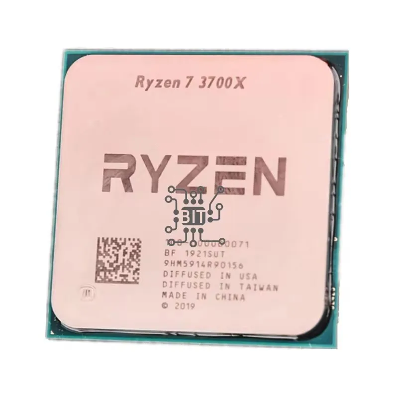 Ryzen-procesador de CPU 7, 3700X, R7, 3700X, 3,6 GHz, ocho núcleos, dieciséis hilos, 65W, 7NM, L3 = 32M, 100-000000071, enchufe AM4