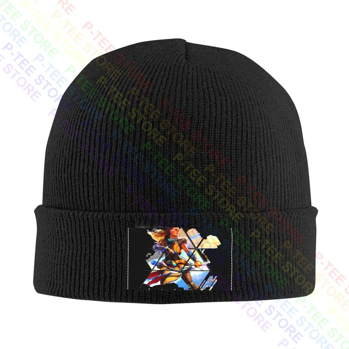 Horizon Zero Dawn Painted Aloy Ge6128L Knitted Beanie Hat Beanies Cap Pop Fashion Adjustable