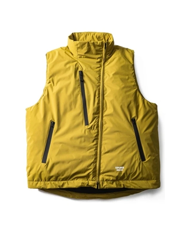 

Японская рабочая одежда в стиле ретро, хлопковый жилет, мужской зимний новый модный брендовый теплый костюм Ba для пар, косой воротник-стойка на молнии