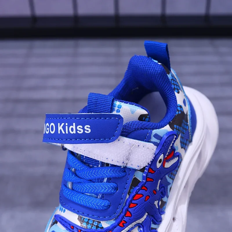 LED Kinder Niedliche Cartoon-Sneaker für Jungen, Lässige Kinderschuhe, Mädchen Atmungsaktive Mesh-Leuchtschuhe, Beleuchtete Babyschuhe – Detail 14