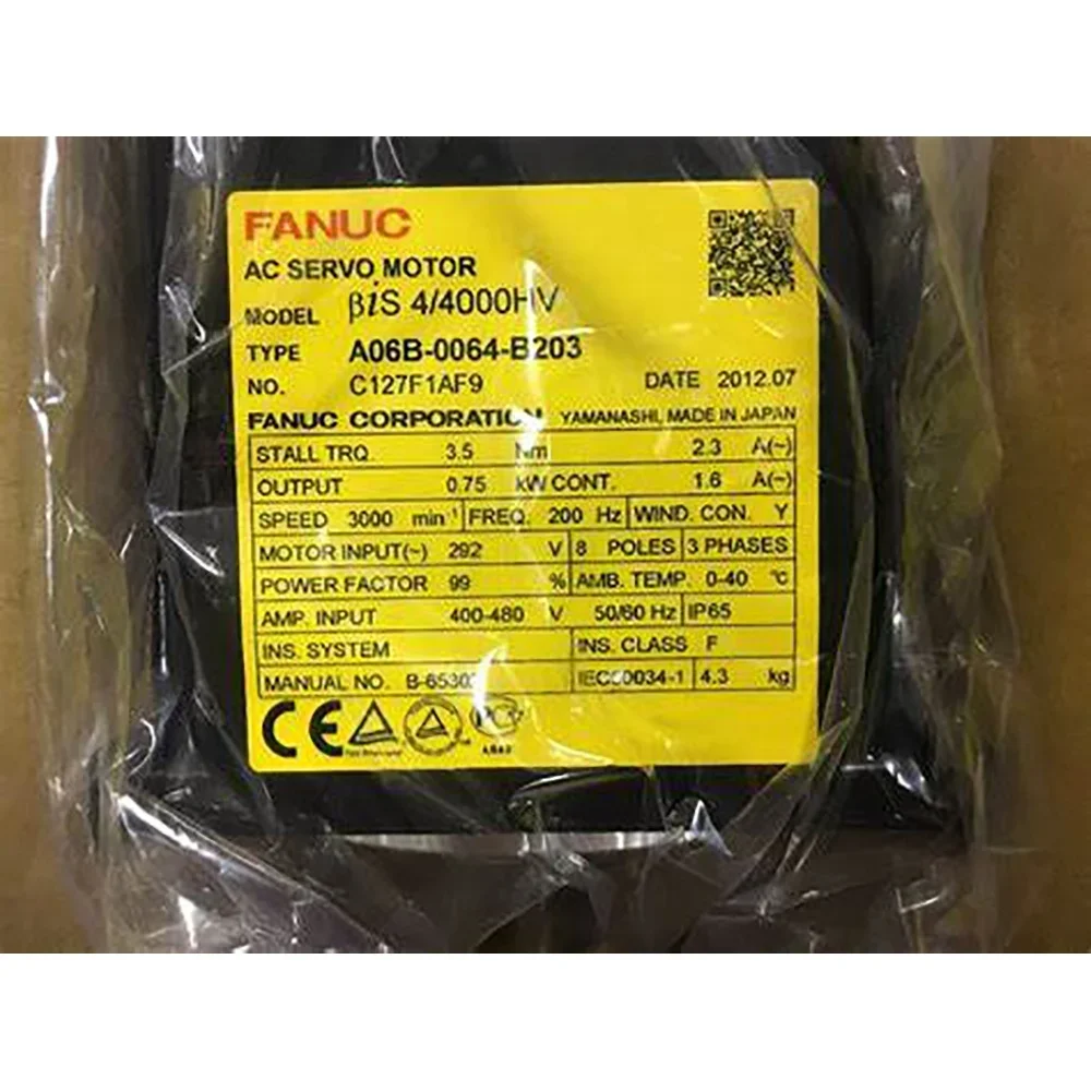 Fanucs AC Servo Motor A06B-0064-B403