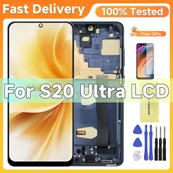 TFT S20 Ultra Display Screen Assembly for Samsung Galaxy S20 Ultra 5G G988 G988U Lcd Display Digital Touch Screen with Frame