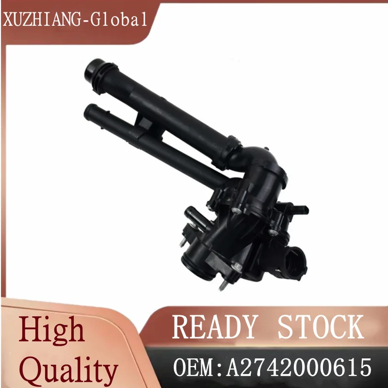

Brand New Engine Coolant Thermostat 2742000015 2742003300 2742000615 For Mercedes Benz C200 C180 C300 CLS260 GLC200 E200 E250