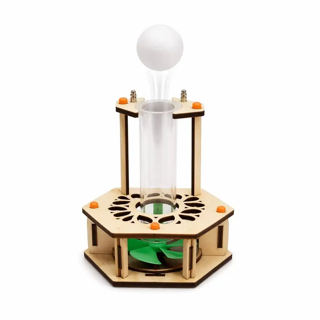 Kit d'expérimentation scientifique DIY avec boule à suspension d'air en bois, artisanat fait main pour enfants, jouet éducatif STEM