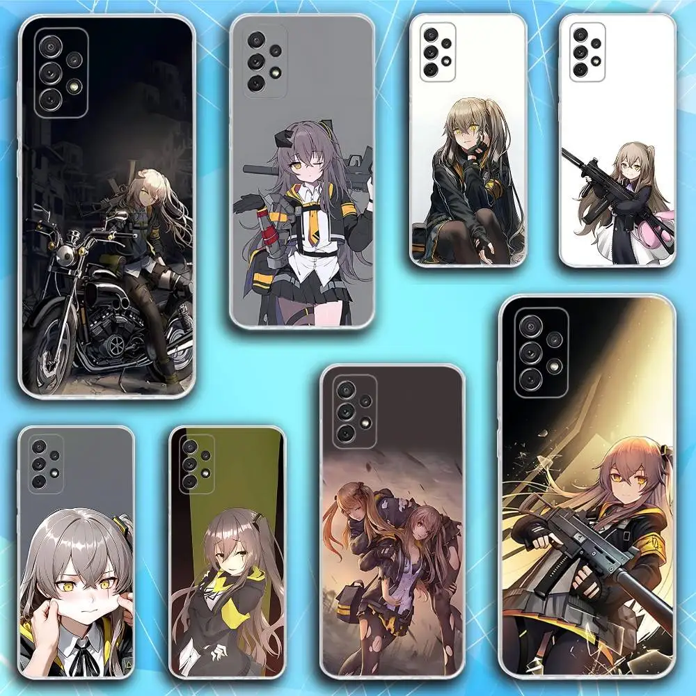 

Girls F-Frontline Ump45 Phone Case For Samsung S30,23,21,22,20, FE lite,S10,9,8,7 PIus Note20ultra Soft Transparent