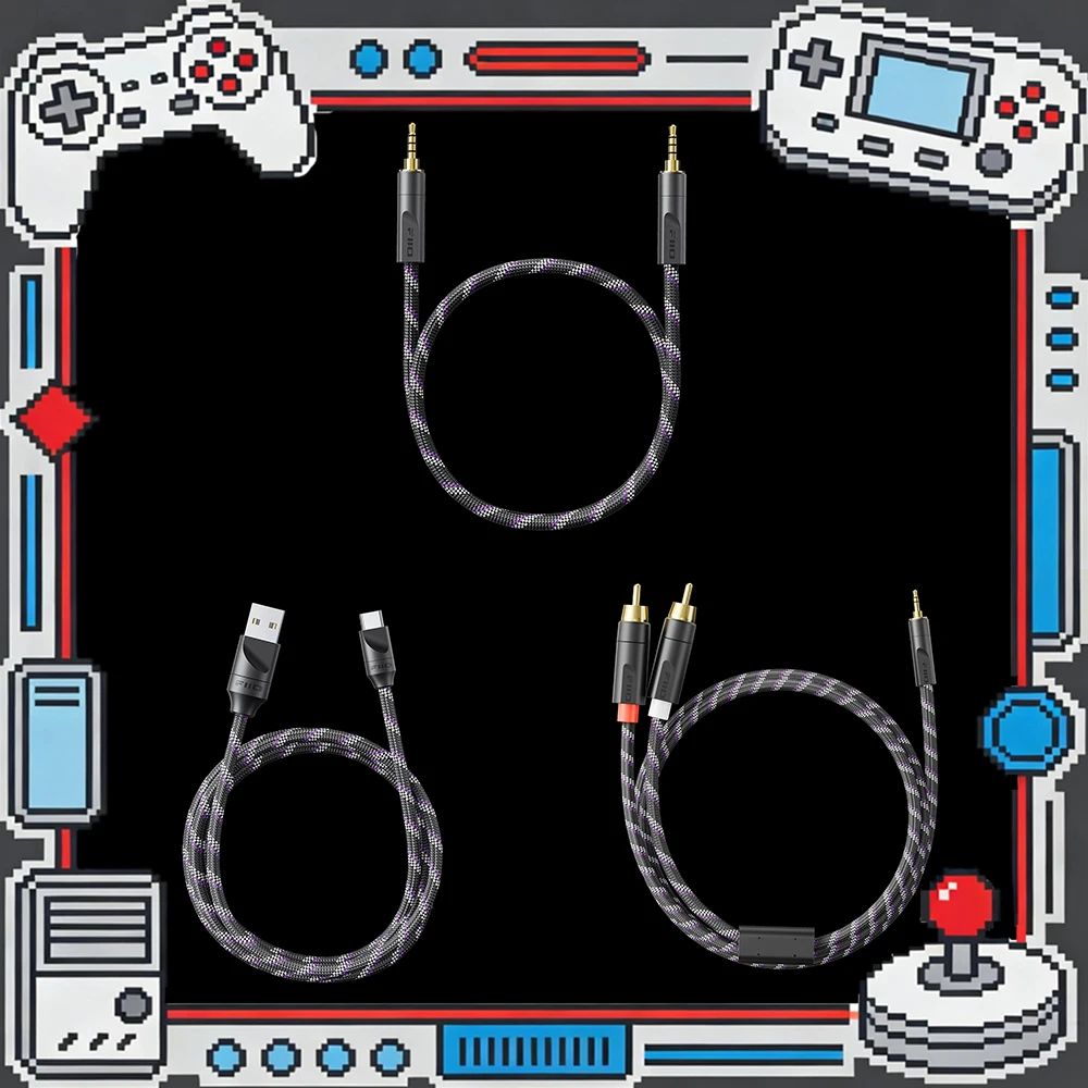 

Кабели FiiO Trust Series Type-C - Type-C/Lightning, аудиокабели 3,5 мм/RCA - RCA/коаксиальные, длиной от 10 см до 150 см, с плетеной оплеткой