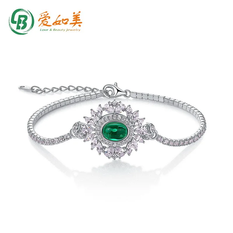 

Культивировать изумрудный браслет для женщин, модный темперамент, 18-каратное золото PT950, платиновый, посеребренный, 7-слойный золотой браслет