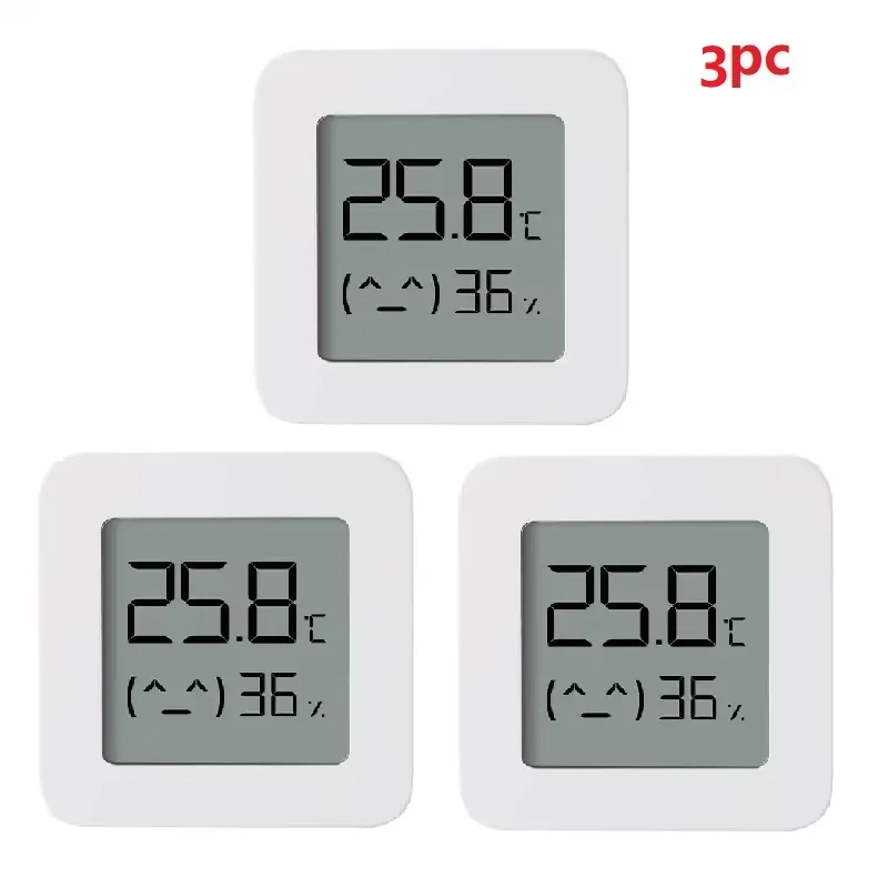 Originele Mijia Thermometer 2 Bluetooth Temperatuur- en Vochtigheidssensor Vochtmeter Smart LCD-scherm Digitale Mijia App