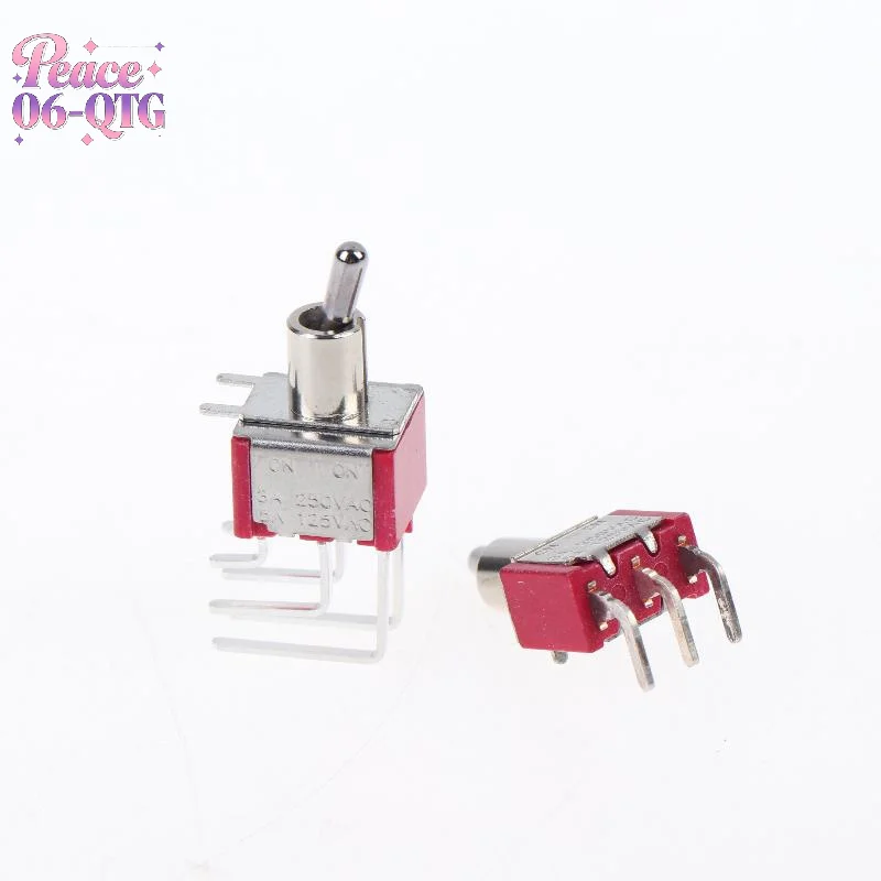 New Sale 1 PCS T8019 8021 8301L Vertical Right Angle PC Thru-hole Trminal 3A Toggle Switch Salecome T80-T