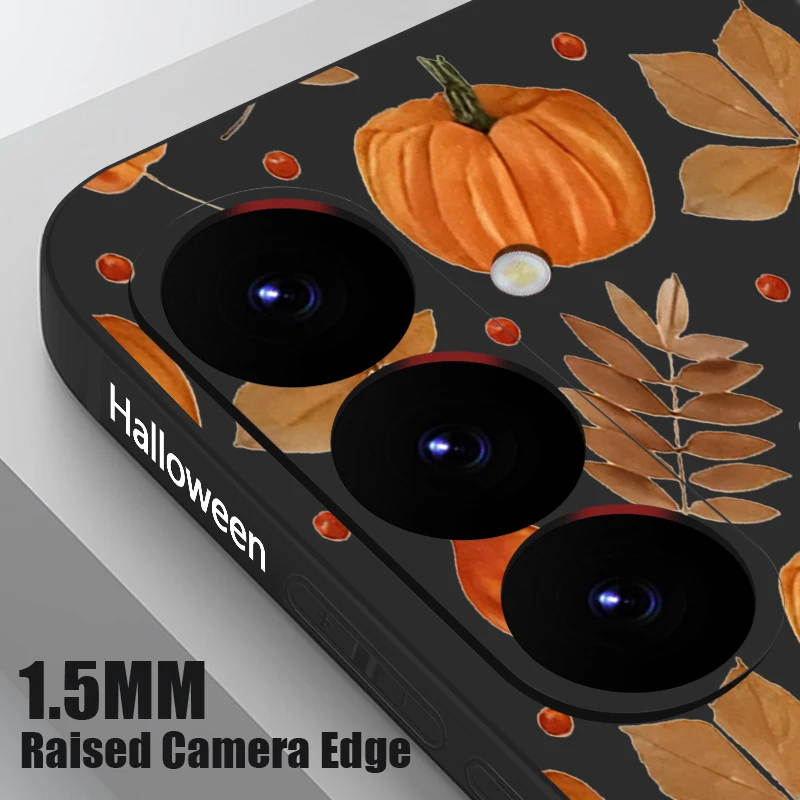 الخريف اليقطين نمط الحال بالنسبة لسامسونج غالاكسي S25 S24 FE S25 S22 S23 S24 الترا A17 A56 A55 A53 A54 A15 A16 A36 لينة غطاء الهاتف #4