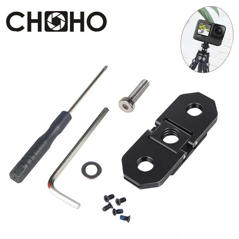 For Gopro13 New Accessories Magnet Adapter Mount Metal Fold Suction Fixed replace Alloy Buckle 1/4