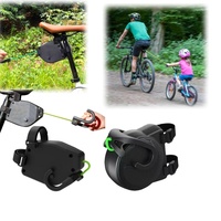 Flexible Retractable Bicycle Tow Rope Mountain Bike Parent Child Pulling Strap Outdoor Cycling Trailer System Quick Release