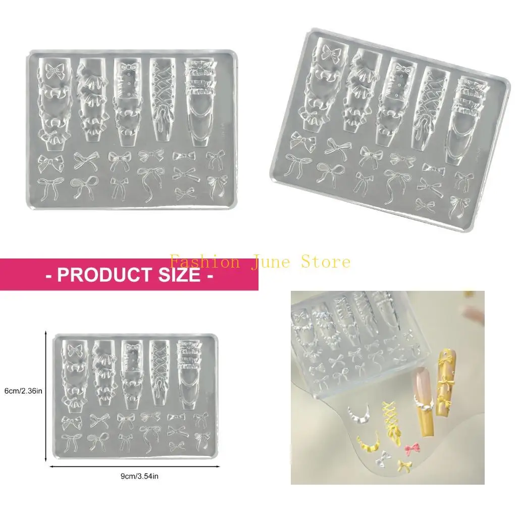 N5KA Professional Art Silicone Template With Embossed Detail For Jewelry Phone Case