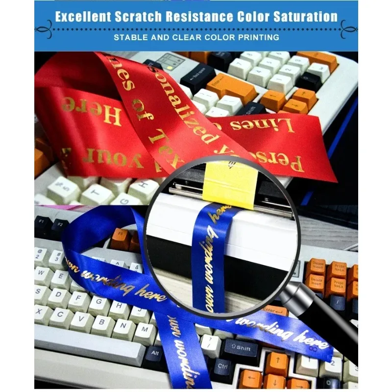 Personal Graduation Certification Ribbon Printer for Sale Diploma Ribbon Printing Machine - Office Equipment & Supplies