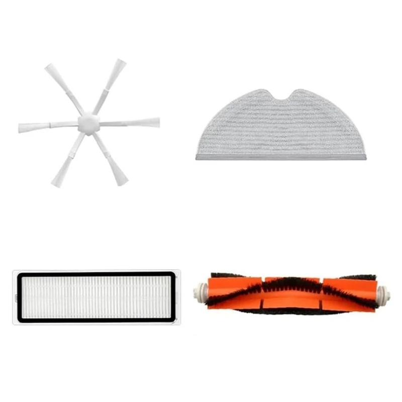 สําหรับ Xiaomi หุ่นยนต์สูญญากาศ Mop 2C STYTJ03ZHM เครื่องดูดฝุ่นหุ่นยนต์หลักแปรงด้านข้าง HEPA FILTER Mop ผ้าอะไหล่