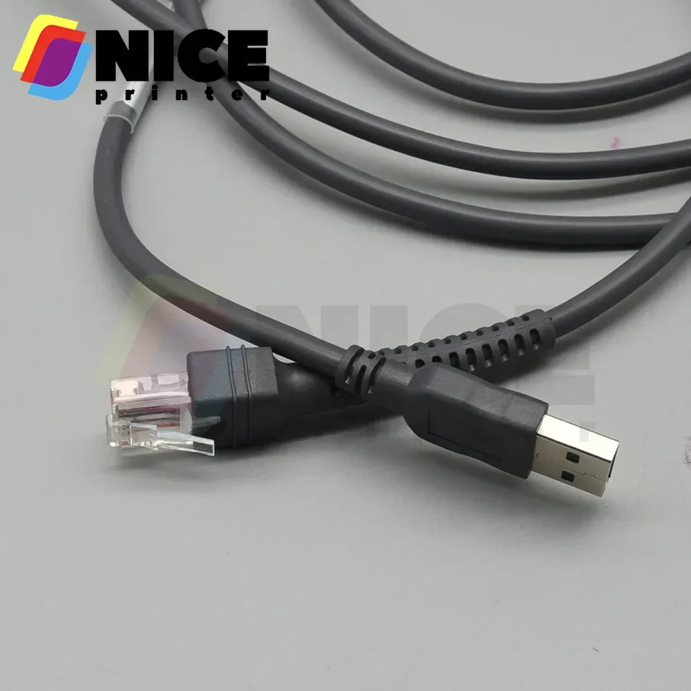 10pcs Compatible New Scanner 2m USB Cable compatible for Symbol Motorola LS2208 LS4208 Barcode scanner