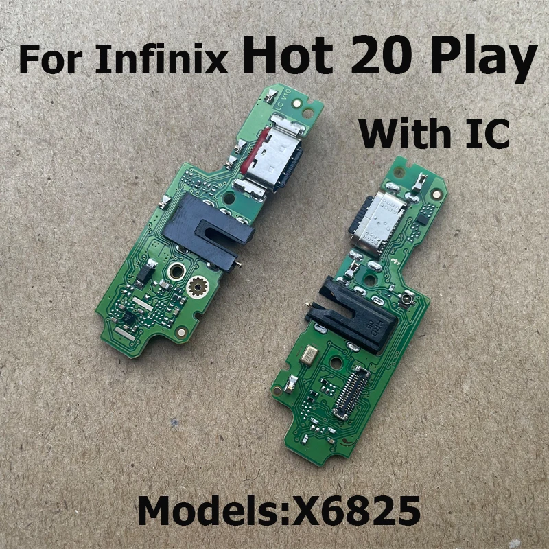 USB Charging Board For Infinix Hot 20i USB Charger Port Plug Connector Flex Cable For Hot 20 20S Play