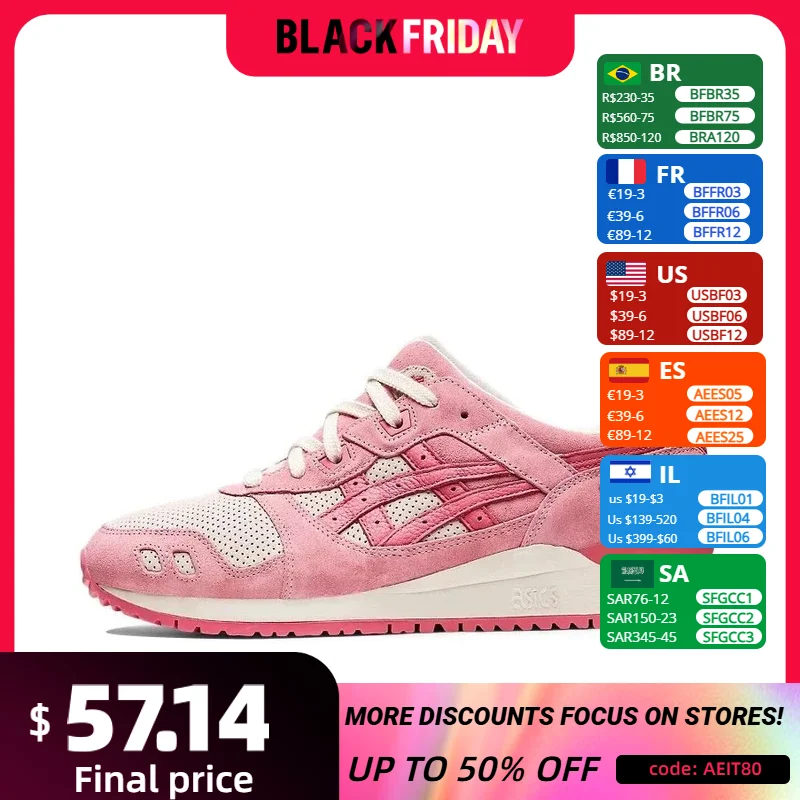 COSTS x Asics Gel-Lyte 3 Original Running Shoes Men and Women Breathable 2024 New Shoes