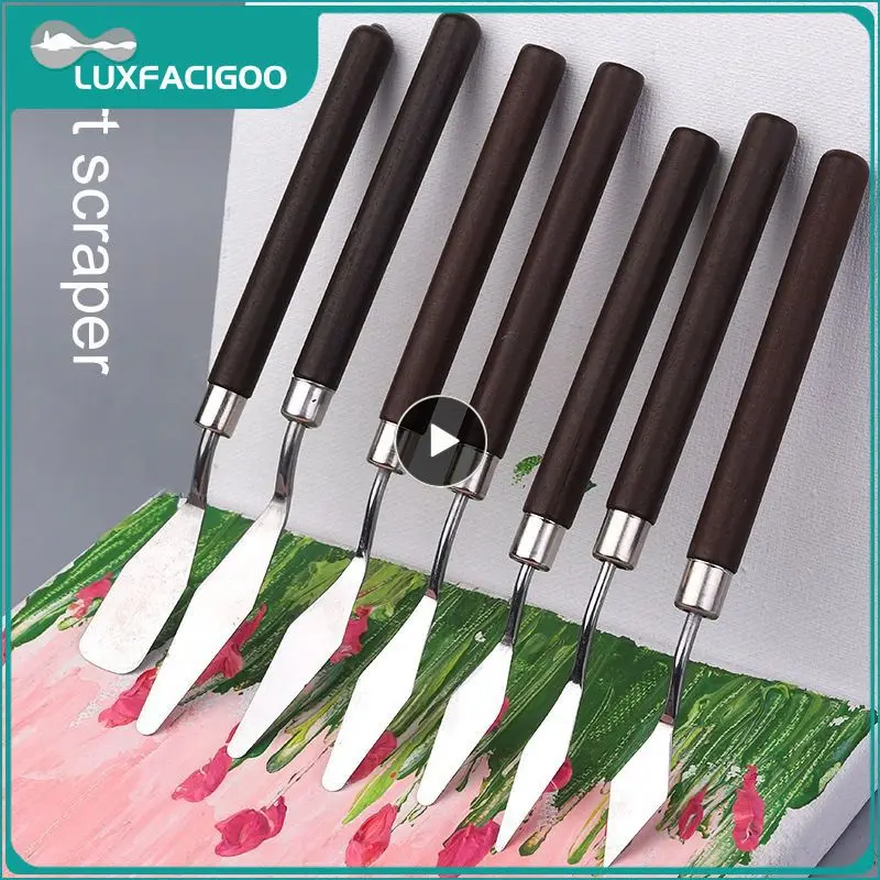 La pittura con raschietto non facilmente staccabile non è facile da graffiare spatola per mescolare la crema impugnatura comoda mani non facilmente sporche