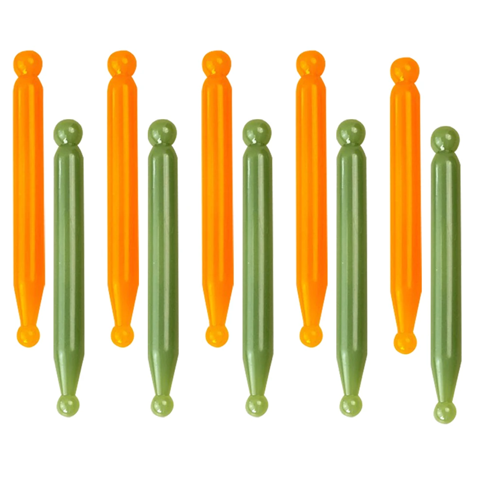

10pcs Resin Massage Stick Portable Acupressure Tool For Foot Face Relief Gua Sha Rod Body Tension Relaxation Pen