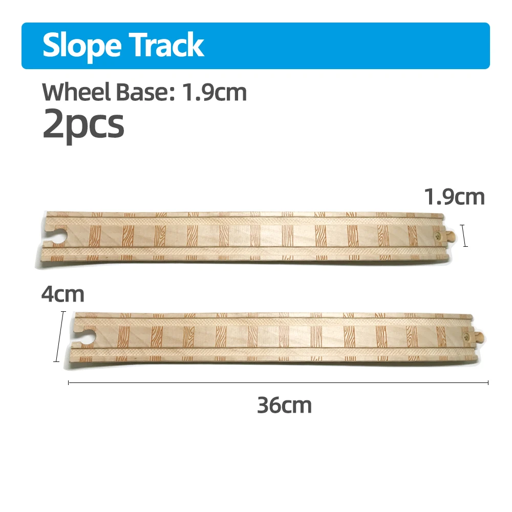 Wysokiej jakości z wzorem buk mały pociąg kolejowy zestaw zabawek dla dzieci drewniana szyna magnetyczna pociąg luzem akcesoria tor S38