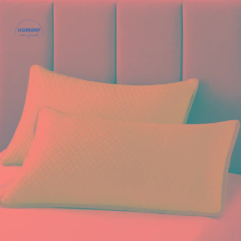 

2 Pcs Breathable Cool Ice Bean Pillowcase Washable Bump Design Summer Pillowcover Solid Color Skin-friendly Pillow Protecter