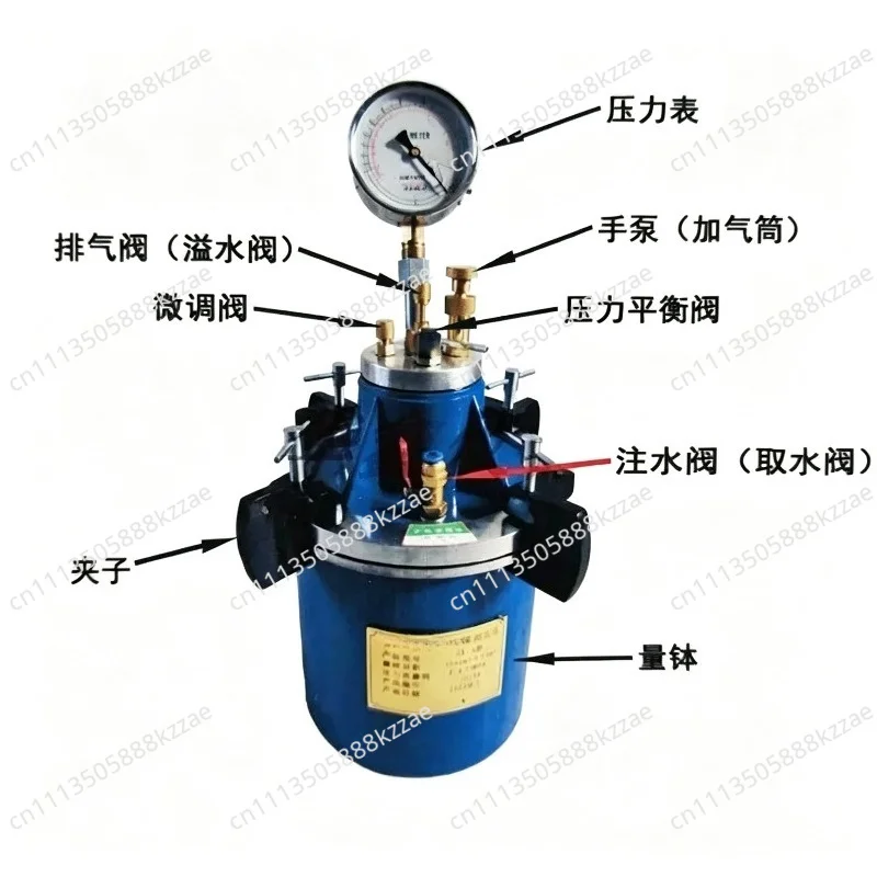 CA-3 Air Entrainment Meter for Determining Air Content in Fresh Mixed Concrete Cement Testing Equipment