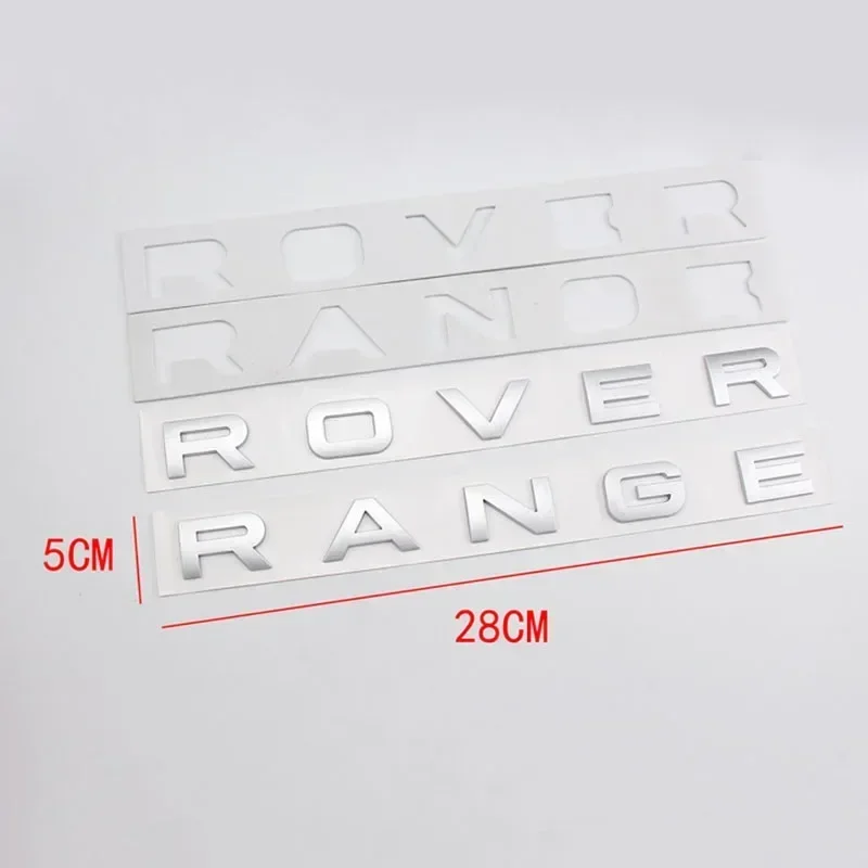 3d Car Trunk Badge Front Hood Bonnet Emblem For Logo Range Rover Sport Evoque Letters Sticker L320 L322 L494 L405 Accessories