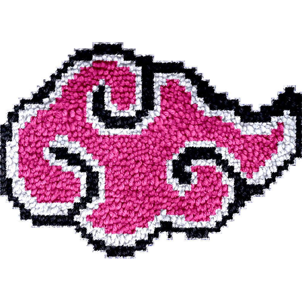 

Home decor Diy Latch hook rug kits Small size Cartoon Carpet embroidery with printed pattern Creative DIY Craft for kids 30x30cm